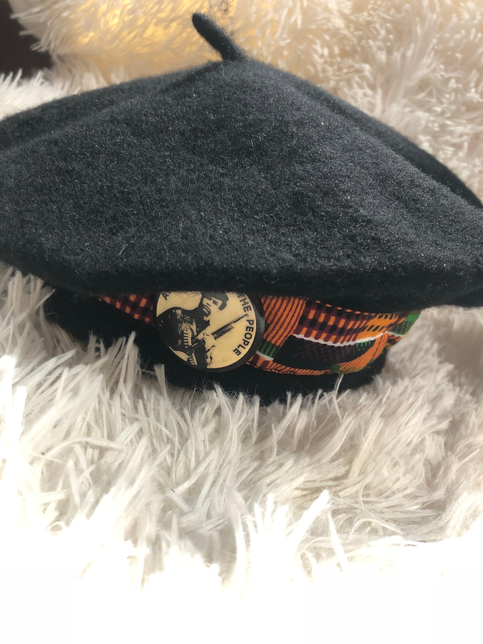Black Panther Party Inspired Wool Beret (Handcrafted in NYC 🗽) The Motherland Plug
